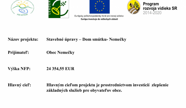 Fotka - Stavebné úpravy domu smútku